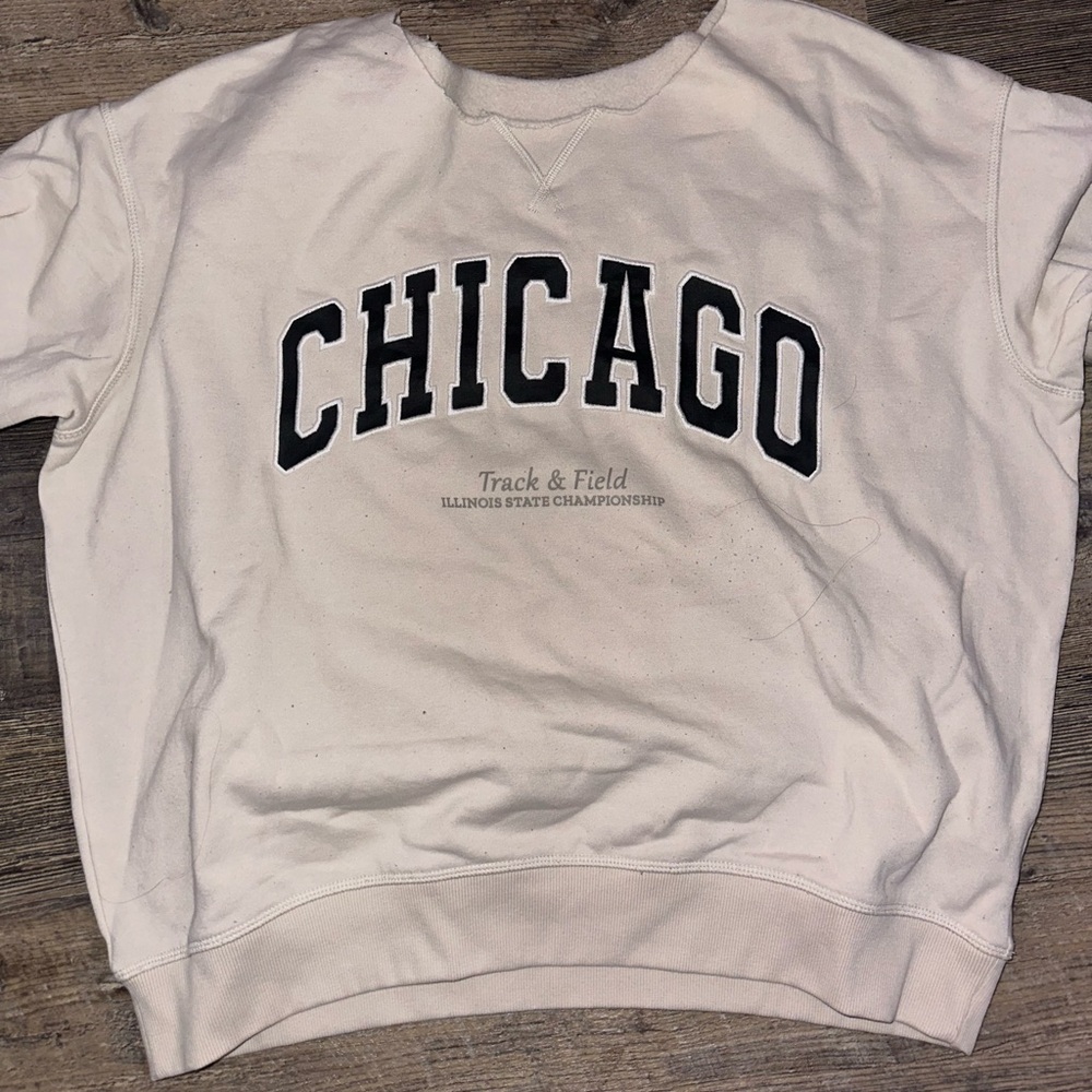 Chicago H&M off the shoulder sweatshirt